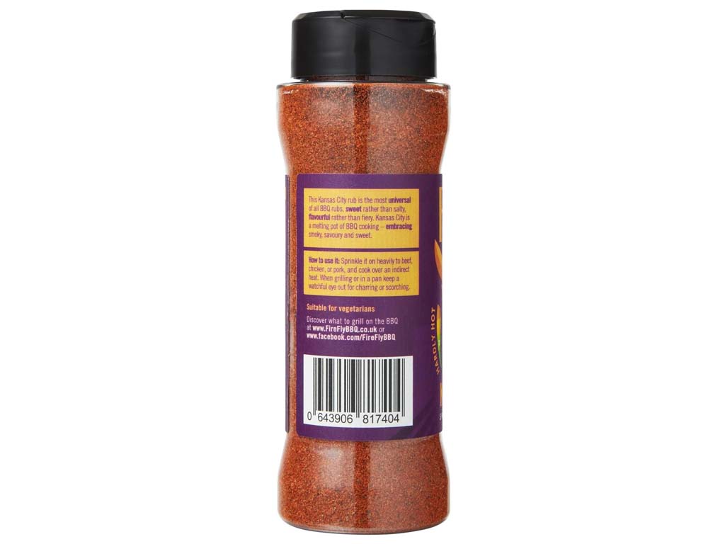 Kansas Sweet & Smoky Rub 175ML X 10 Per Case