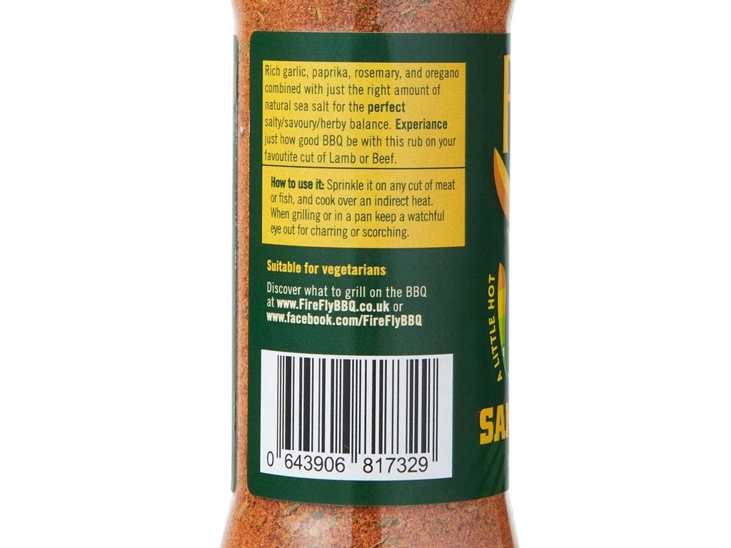 Santa Maria Seasoning Rub 175ML X 10 Per Case