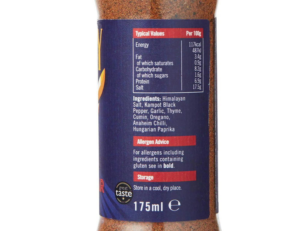 Dallas Lone Star Pepper Rub 175ML X 10 Per Case
