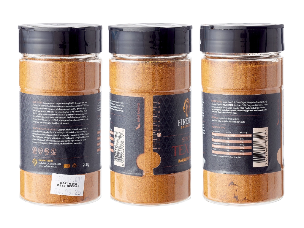 Spicy Texas BBQ Rub Rub 330ML X 10 Per Case