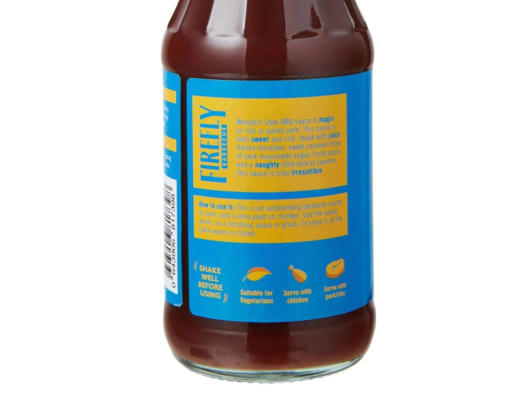 Memphis Red BBQ Sauce 250ML X 12 Per Case