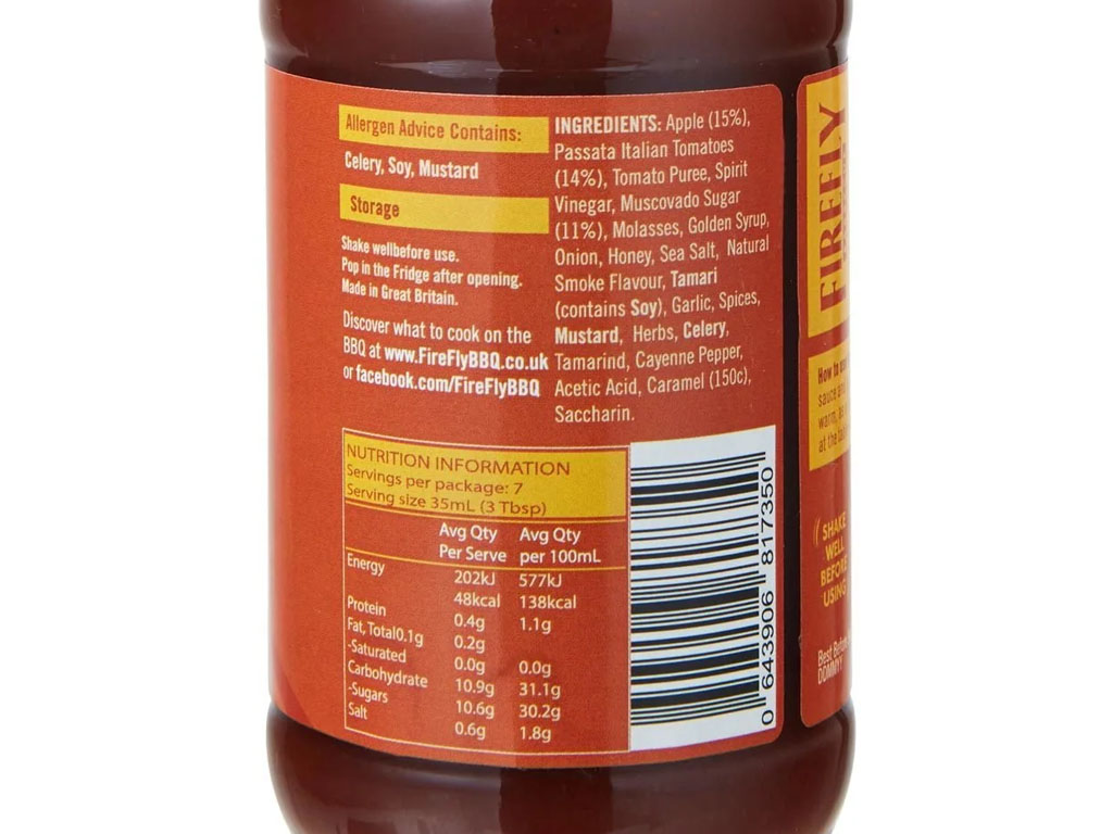 California Apple BBQ Sauce 250ML X 12 Per Case