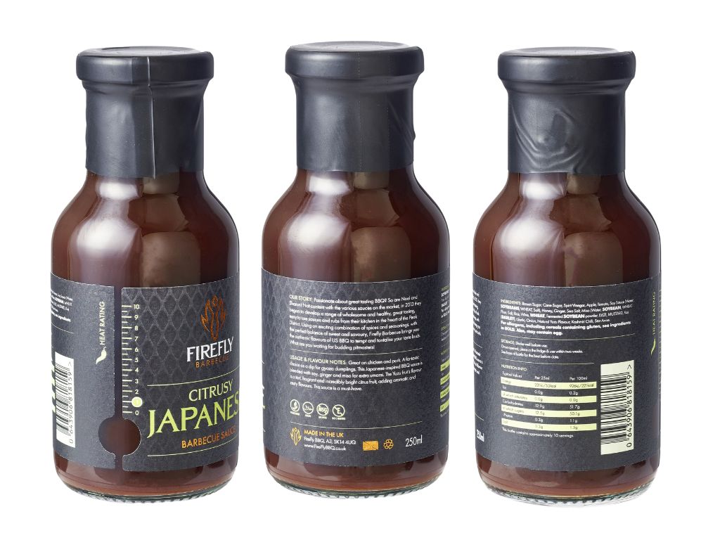 Citrusy Yuzu BBQ Sauce 250ML X 12 Per Case