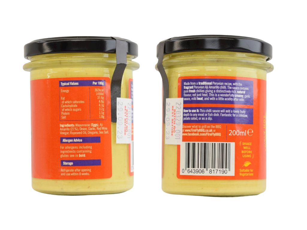 Amarillo Chilli Sauce 200ML X 6 Per Case