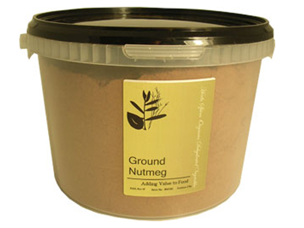 GROUND NUTMEG 2.0 KG CLEAR PAIL