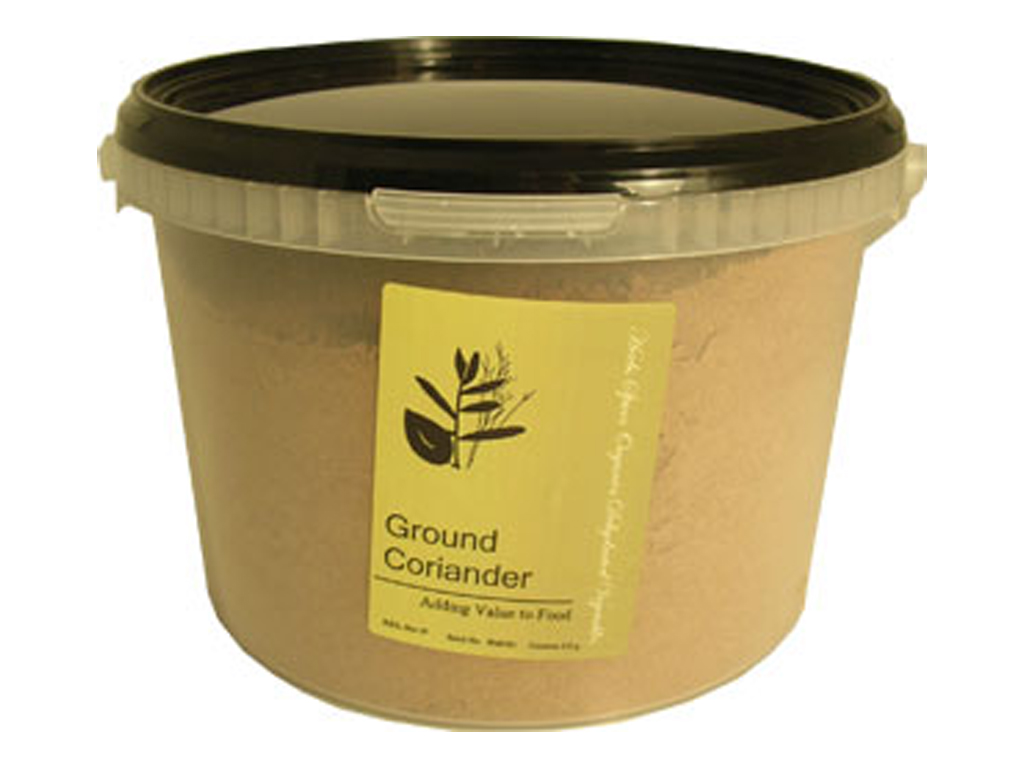 Ground Coriander 1.5 Kg Clear Pail