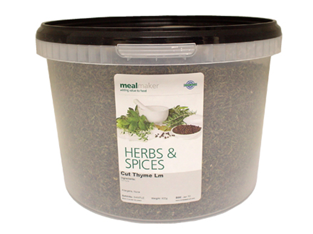 CUT THYME LM 800G CLEAR PAIL