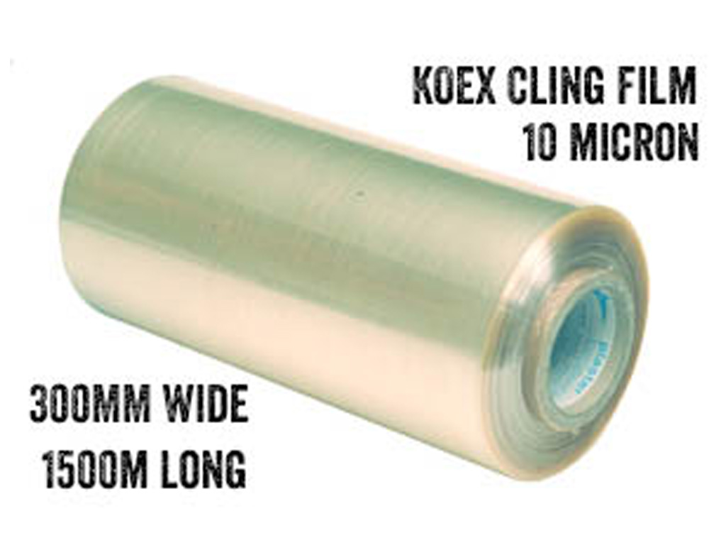 CLING FILM KOEX 300MM W 1500M L 10 MICRON