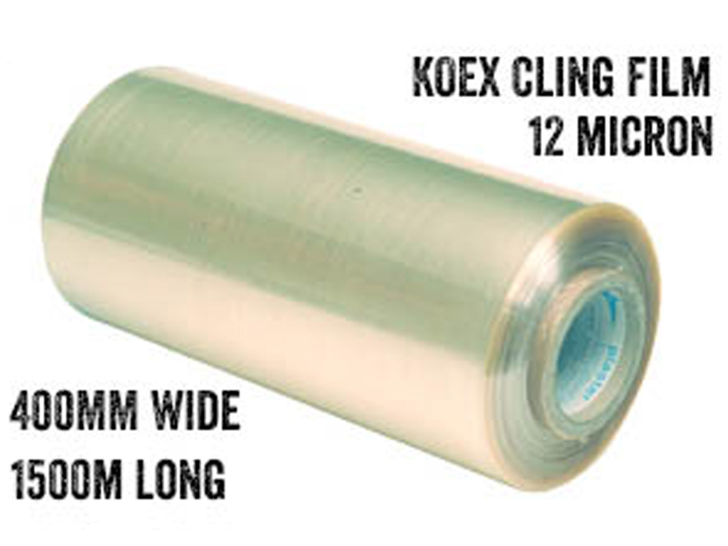 Cling Film Koex 400MM X 1500M 12 Micron