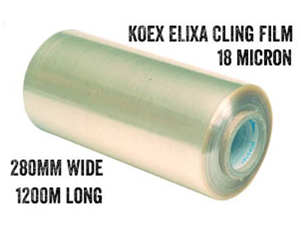Cling Film 280MM Wide Koex Elixa 18 Micron