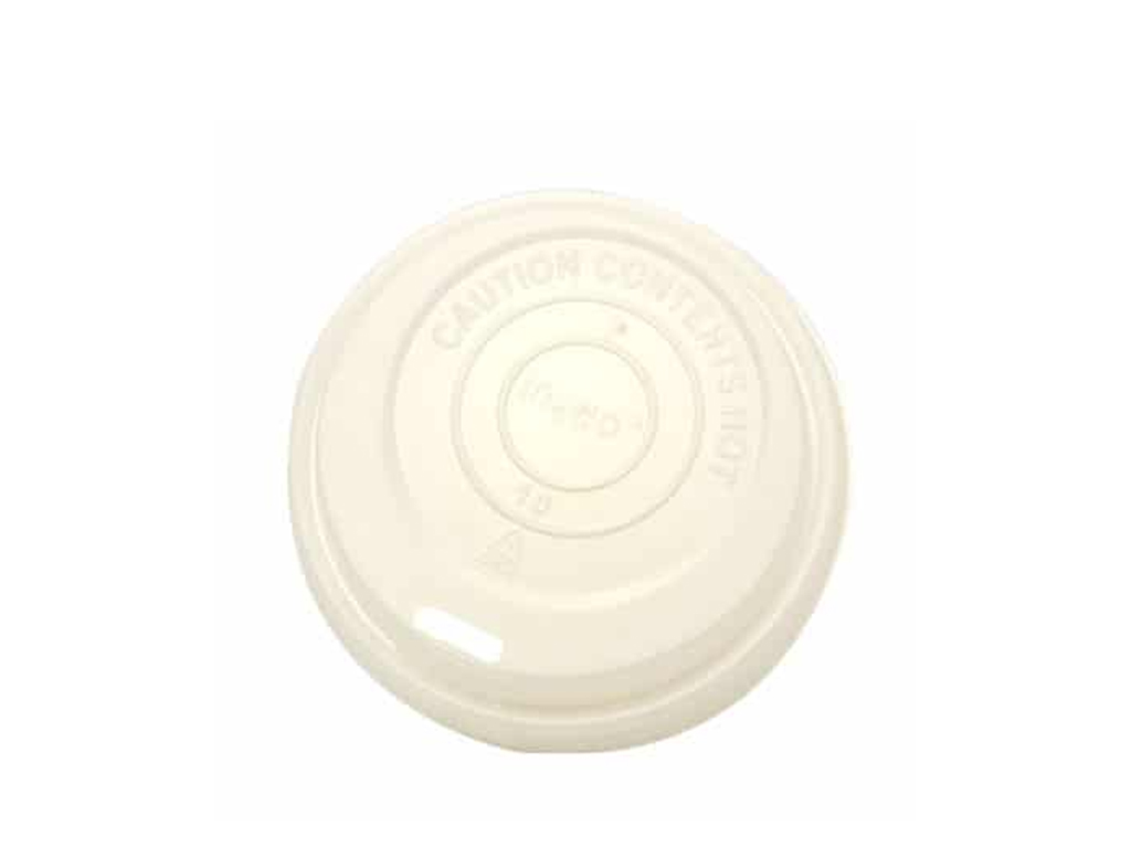 8OZ Bio Pla Hot Cup Lid  1000 Per Box