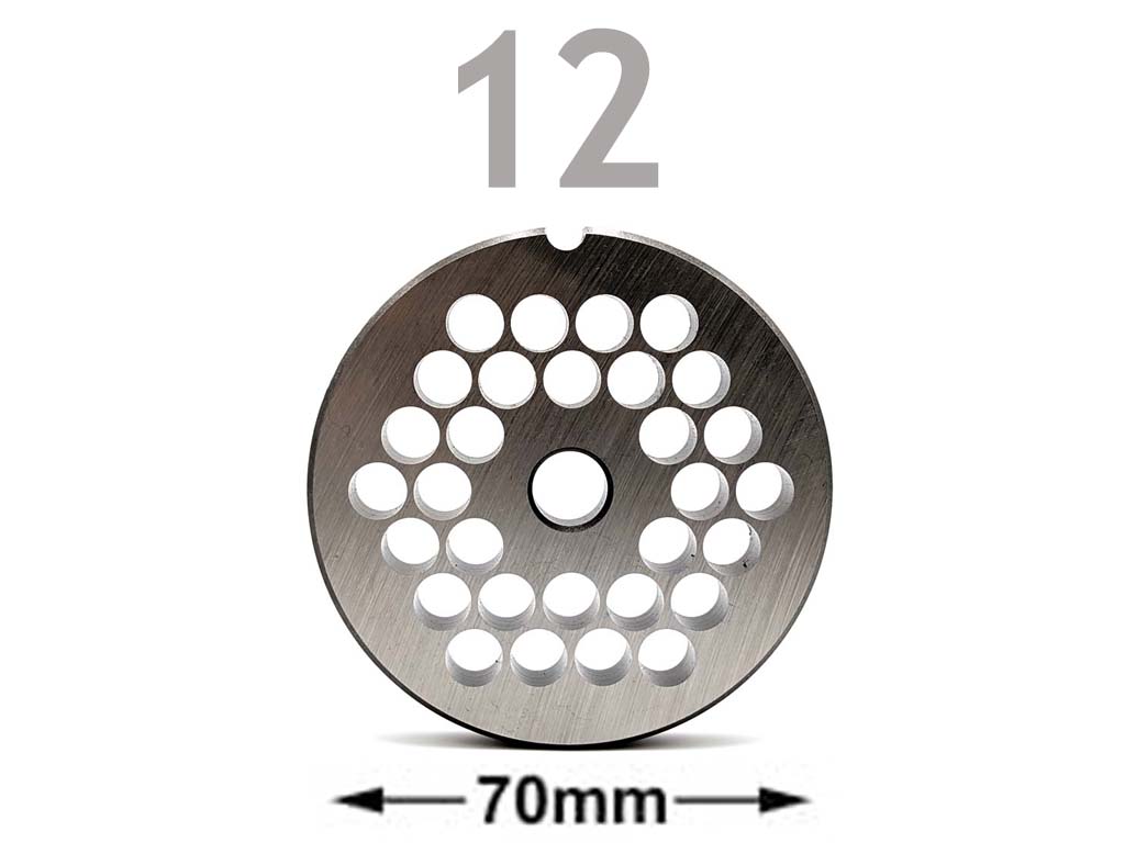 12 Mincer Plate 8MM Double Sided L&W