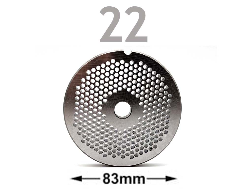 22 Mincer Plate 3MM Double Sided L&W