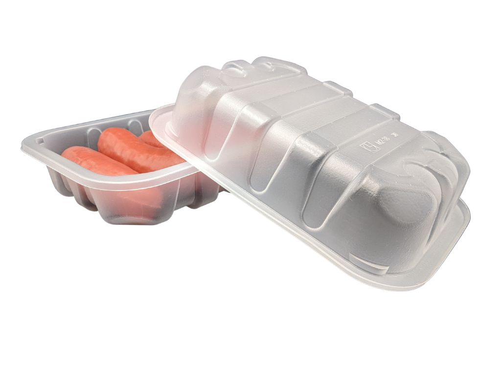 M2-38 Clear Sausage Pp Tray 750/PACK