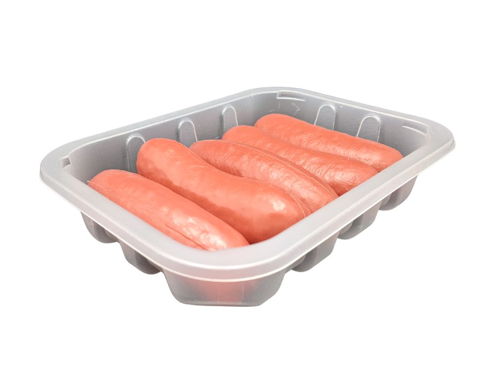 M2-38 Clear Sausage Pp Tray 750/PACK