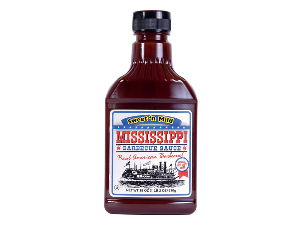 MISSISSIPPI BBQ SAUCE SWEET N MILD 510G  6/CASE