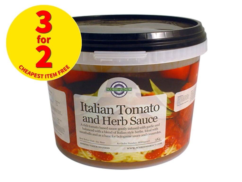 ITALIAN TOMATO/HERB SAUCE 3KG PAIL