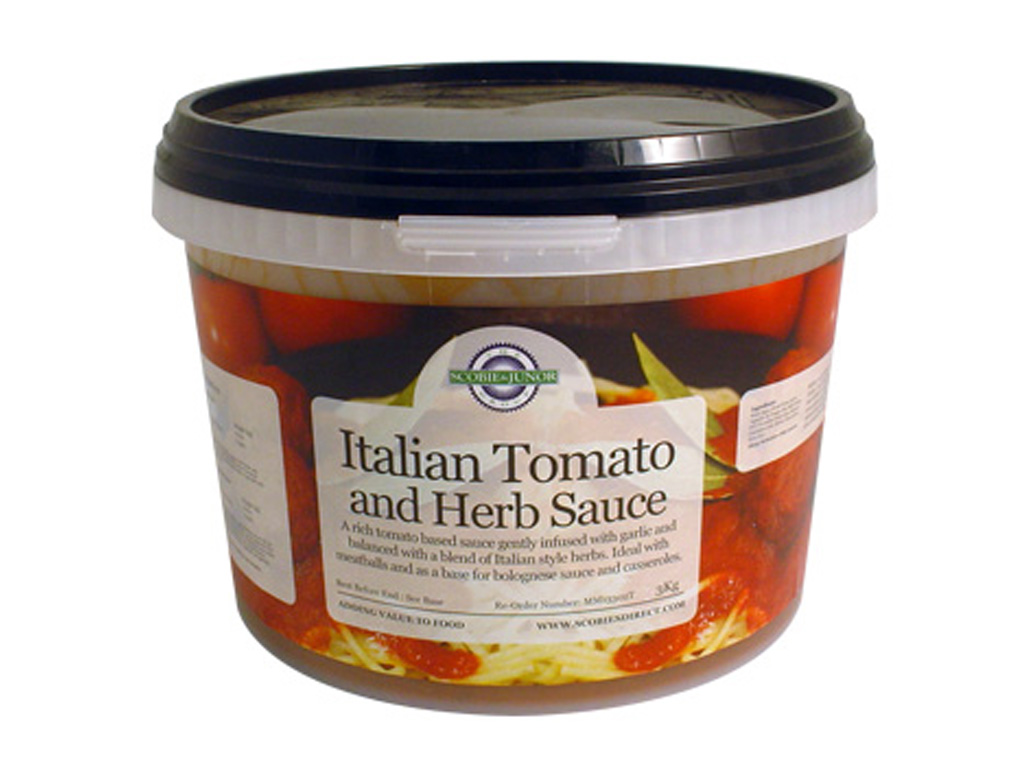 ITALIAN TOMATO/HERB SAUCE 3KG PAIL