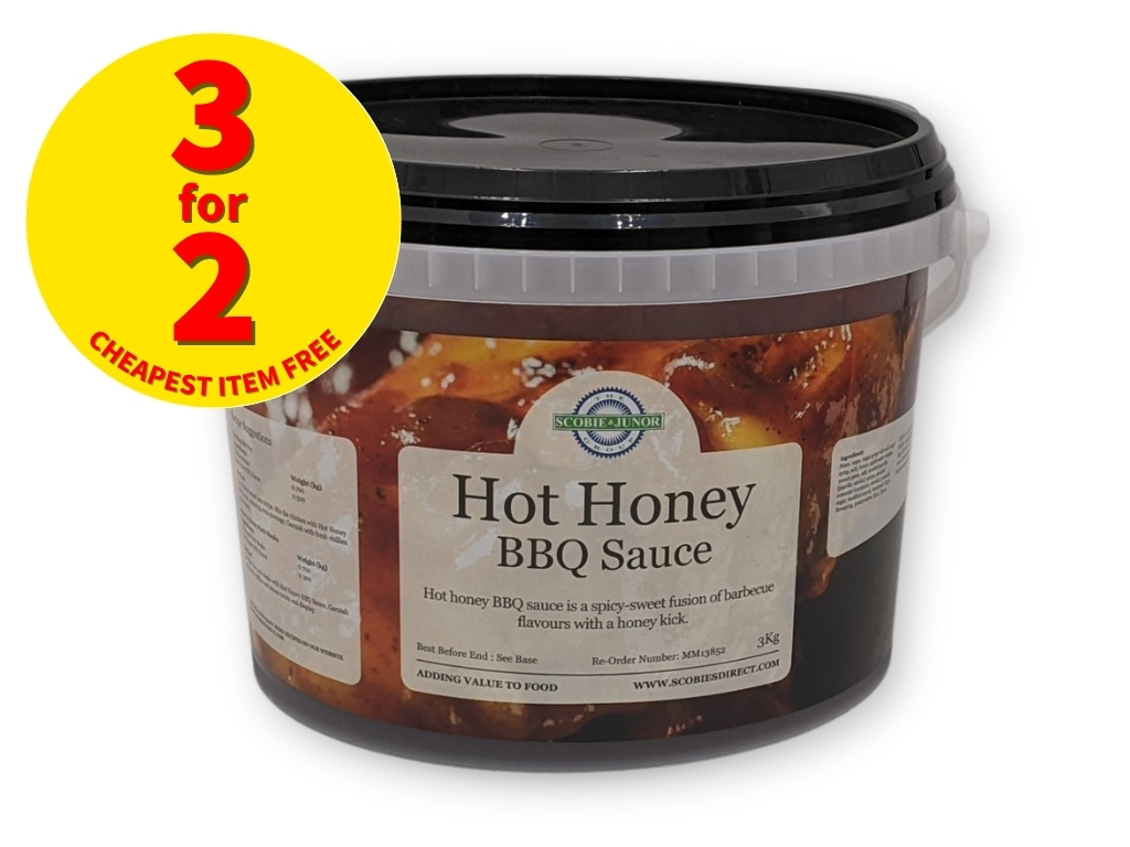 HOT HONEY BBQ SAUCE 3KG PAIL