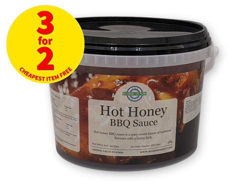 HOT HONEY BBQ SAUCE 3KG PAIL