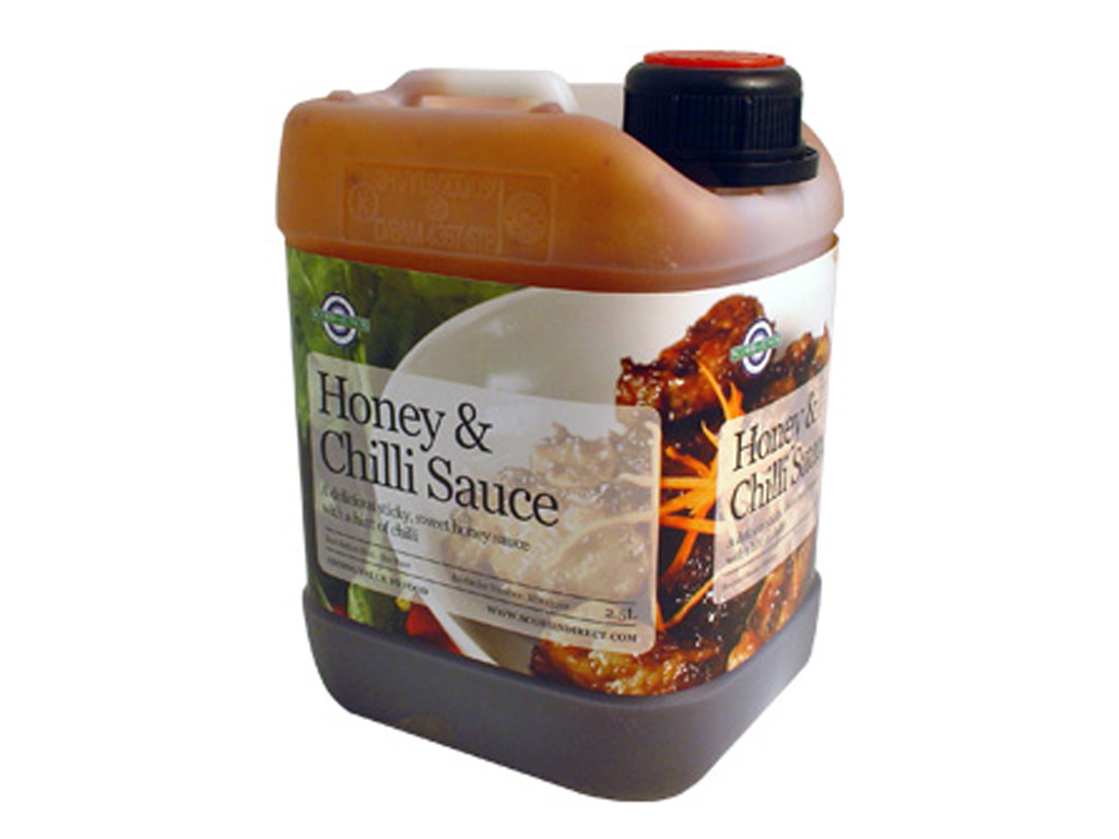 HONEY & CHILLI SAUCE 2.5KG BOTTLE