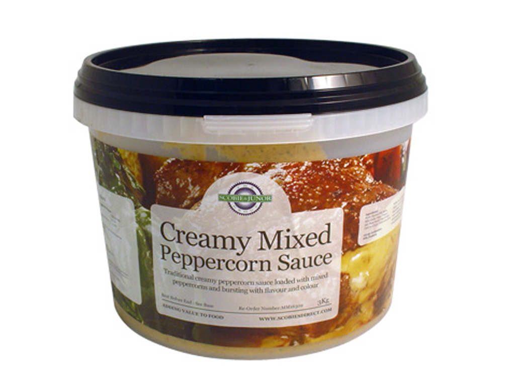 CREAMY MIXED PEPPERCORN SAUCE 3KG PAIL