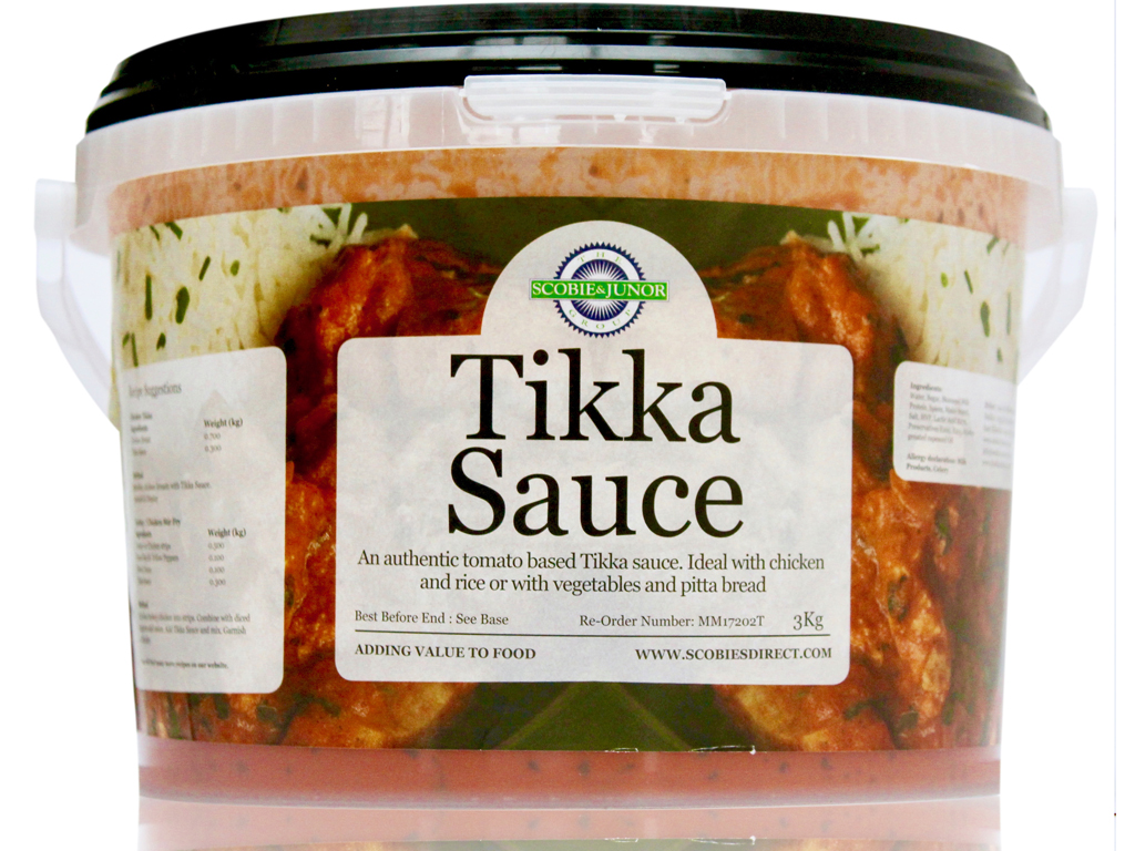 Tikka Curry Sauce 3KG Pail