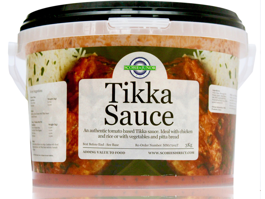 TIKKA CURRY SAUCE 3KG PAIL