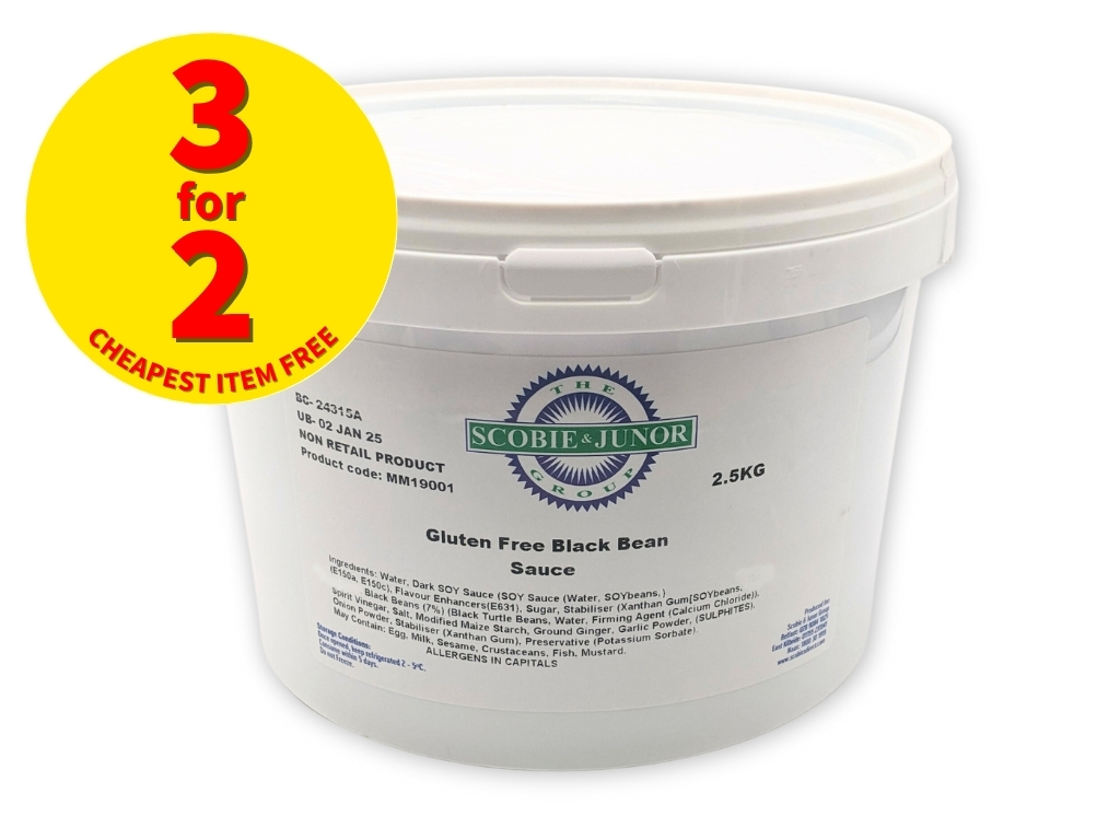 BLACK BEAN SAUCE 2.5KG PAIL