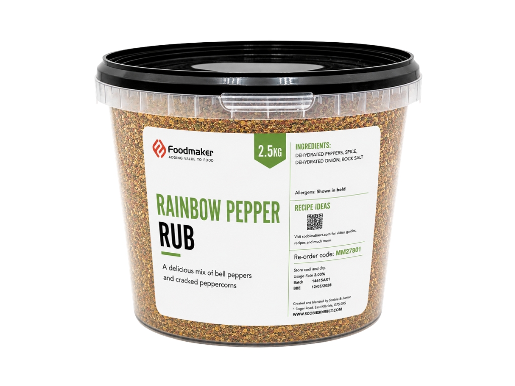 Rainbow Pepper Sprinkle 2.5 Kg Pail