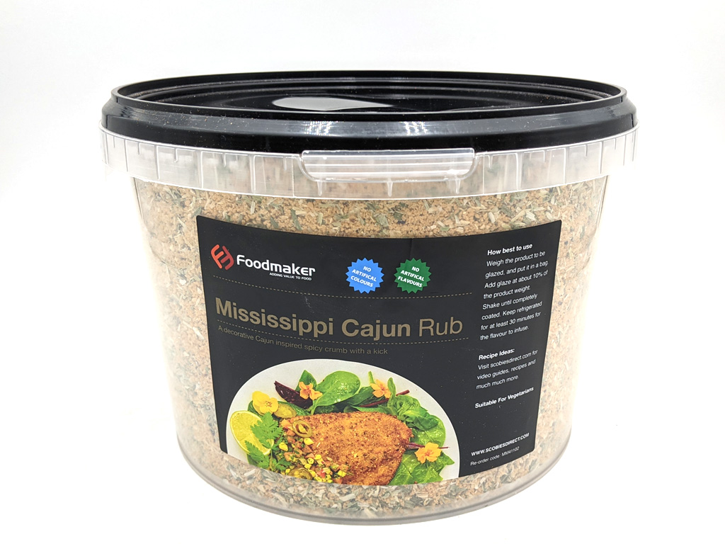 MEALMAKER MISSISSIPPI CAJUN RUB 2KG PAIL