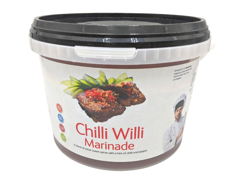 Chilli Willi Marinade 3KG Pail