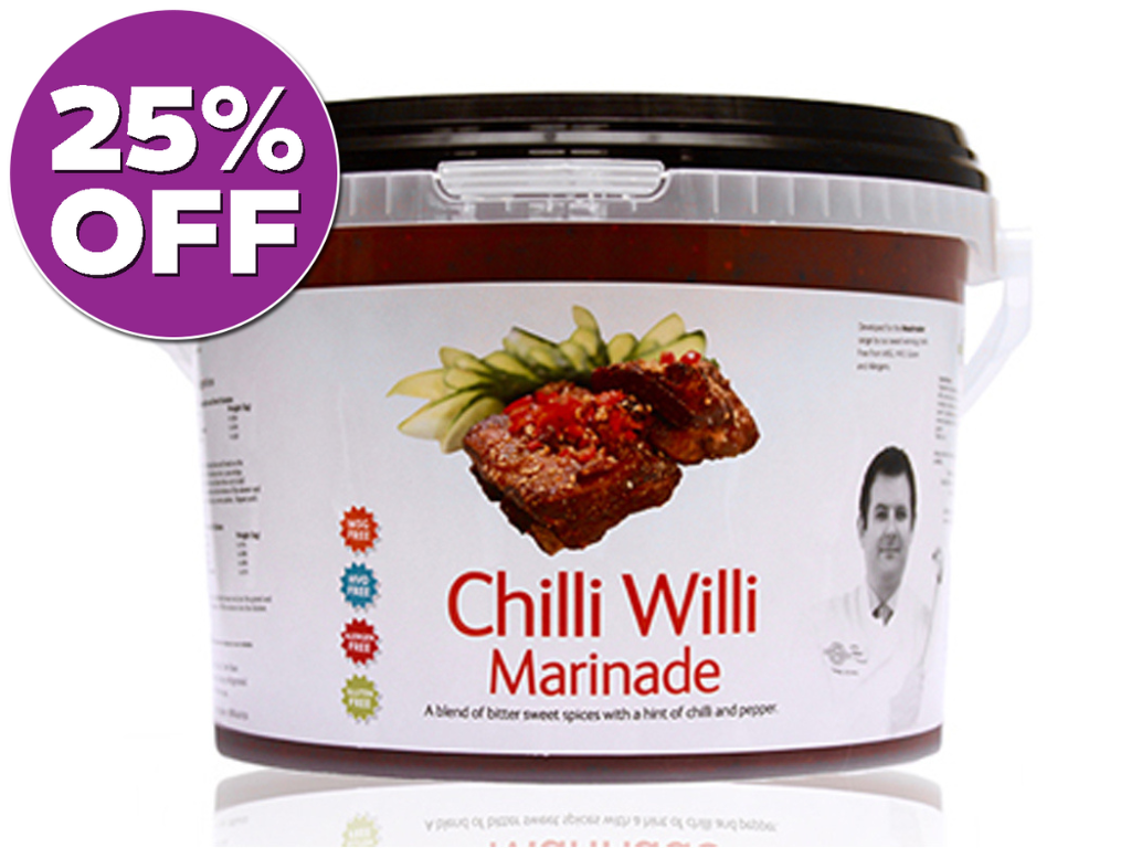 CHILLI WILLI MARINADE 3KG PAIL