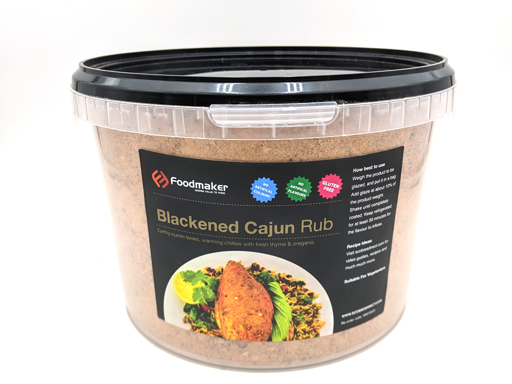 BLACKENED CAJUN RUB 2.5KG PAIL