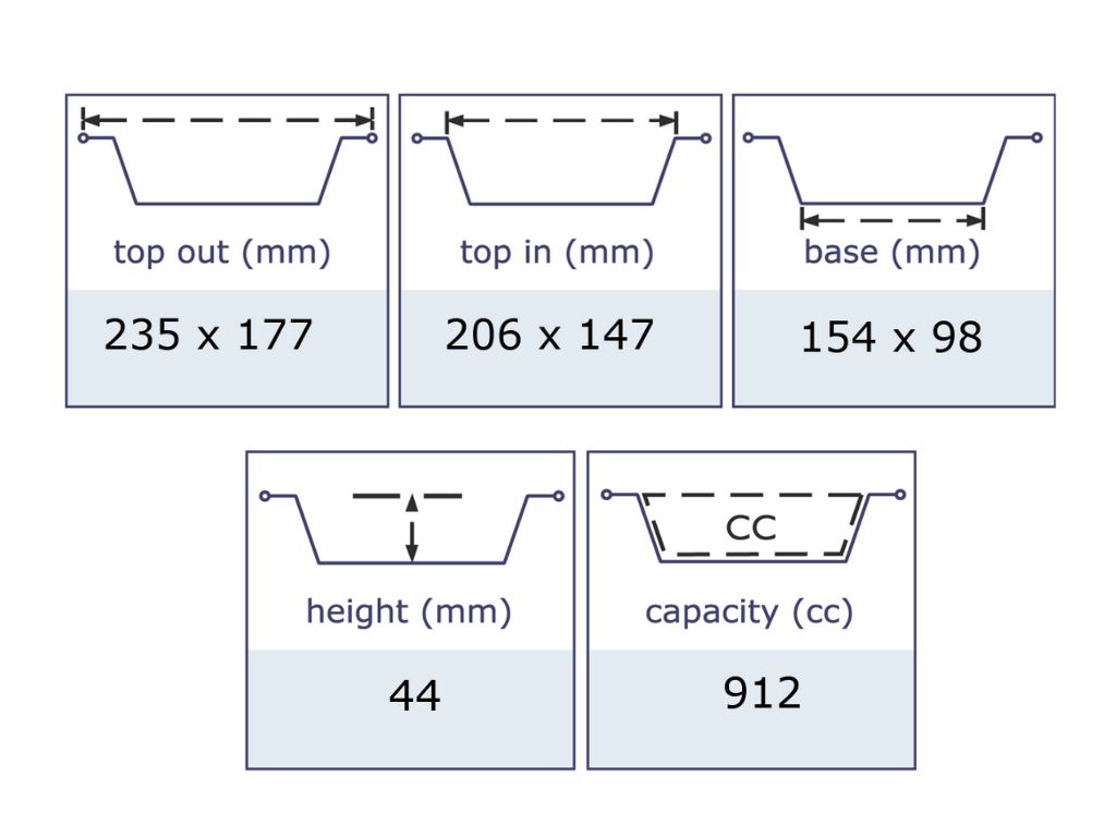 1.5LB Foil Pie Ashet 560/CTN