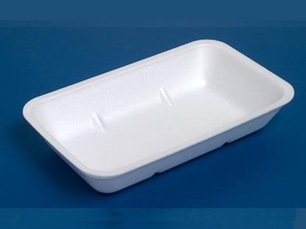 3ED WHITE EPS TRAY 500/PACK