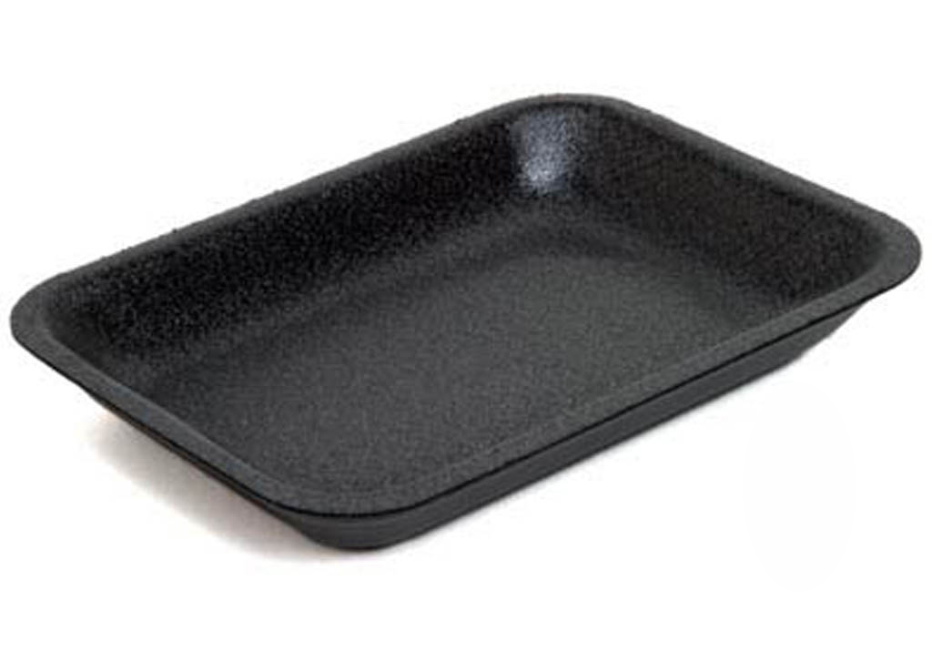 2D Black EPS Tray Regular 500/PACK