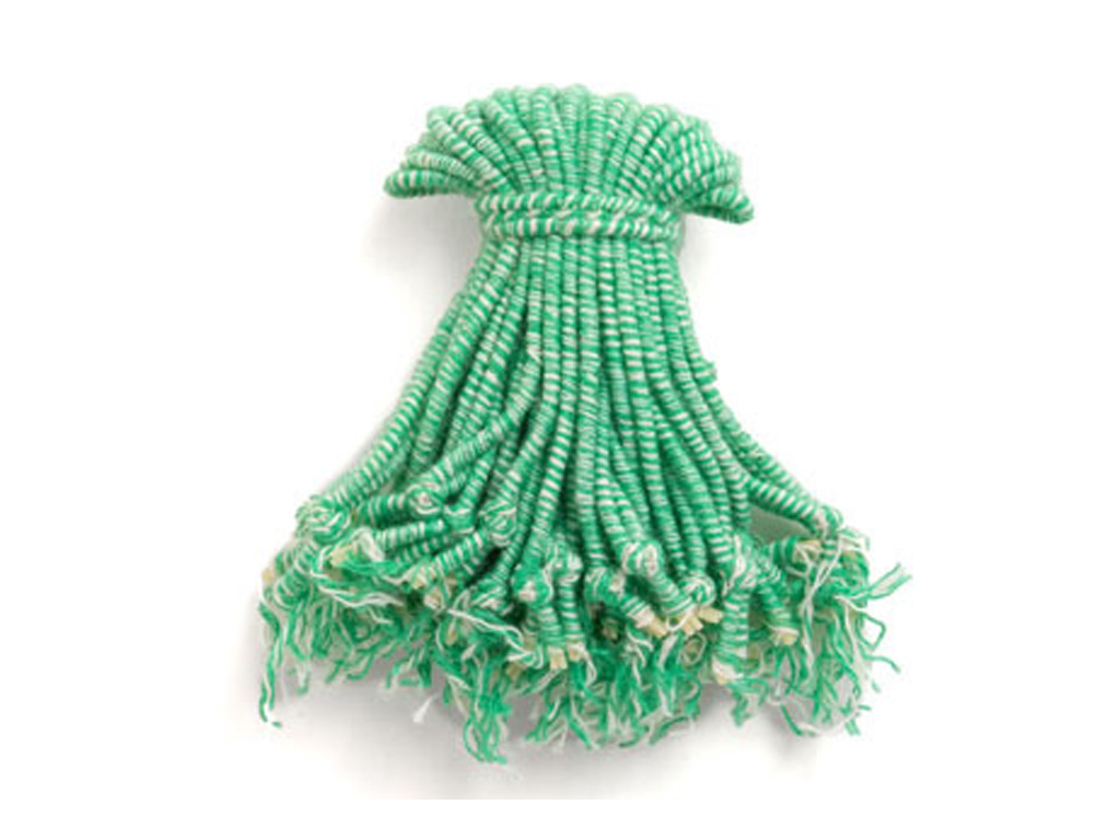 Elasticated Meat Ties Green 4.5CM  5000 Per Bag