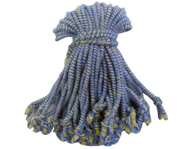 ELASTICATED MEAT TIES BLUE 5.5CM 5,000 PER BAG