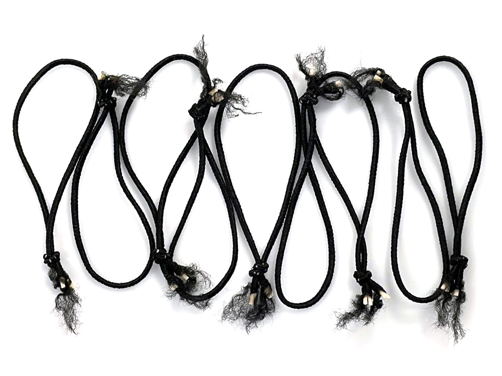 POULTRY LOOPS BLACK/WHITE 11CM  25K / BOX - 12KG