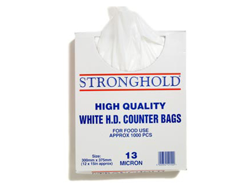 HD Counter Bag 12" X 15" 1000/BOX, 13 Micron