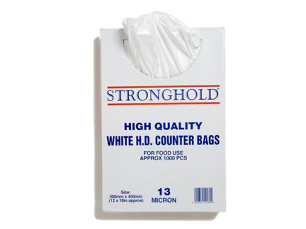 HD COUNTER BAG 12" X 18" 1000/BOX, 13 MICRON