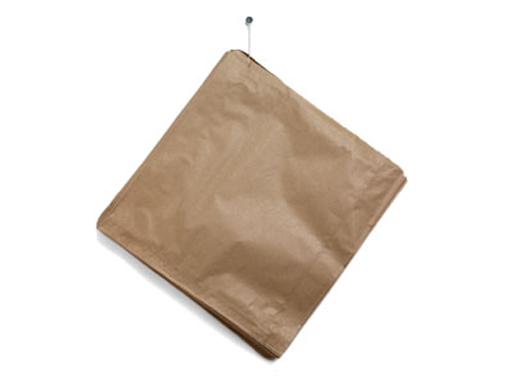 BROWN KRAFT PAPER BAG 8.5" X 8.5"  1000/BOX