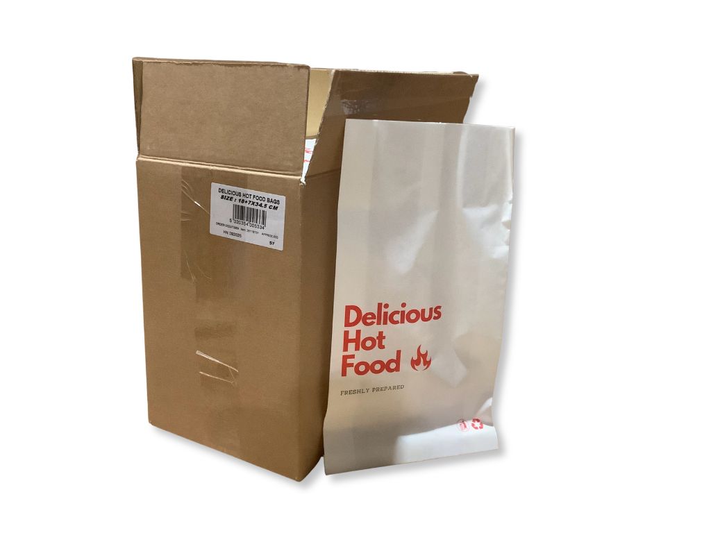 Hot Food Bag,  7"X14" 500 / Box