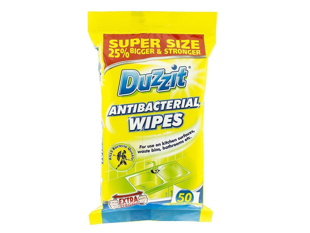 ANTIBACTERIAL WIPES 50/PACK EN1276