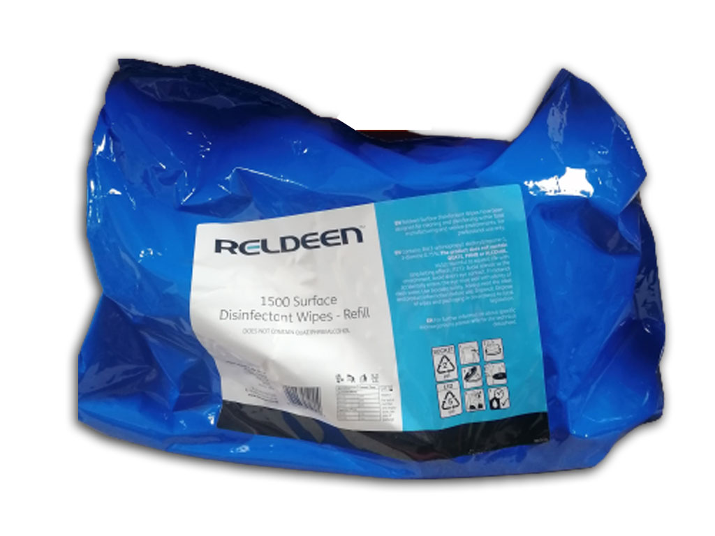 Reldeen Surface Wipes Refill 2 X 1500 Packs