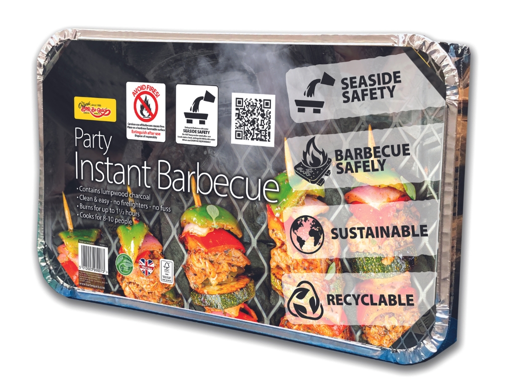BARBECUE DISPOSABLE LARGE PARTY SIZE 8 PER CASE