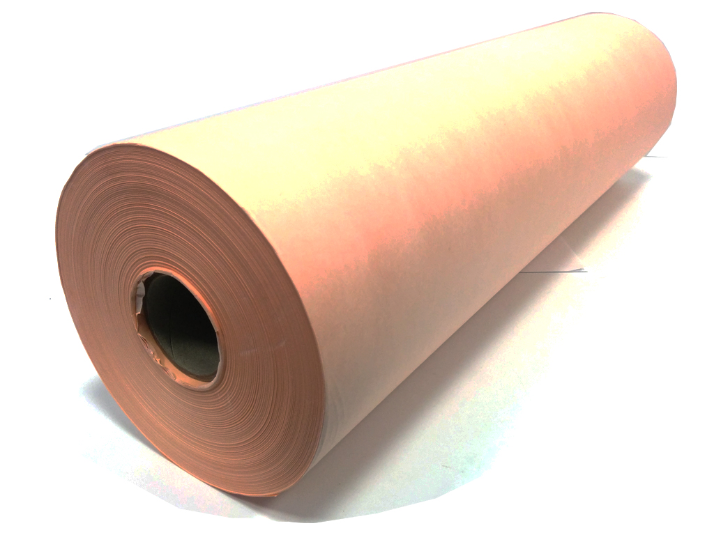 PEACH PAPER ON A ROLL 500MM X 250 MTR