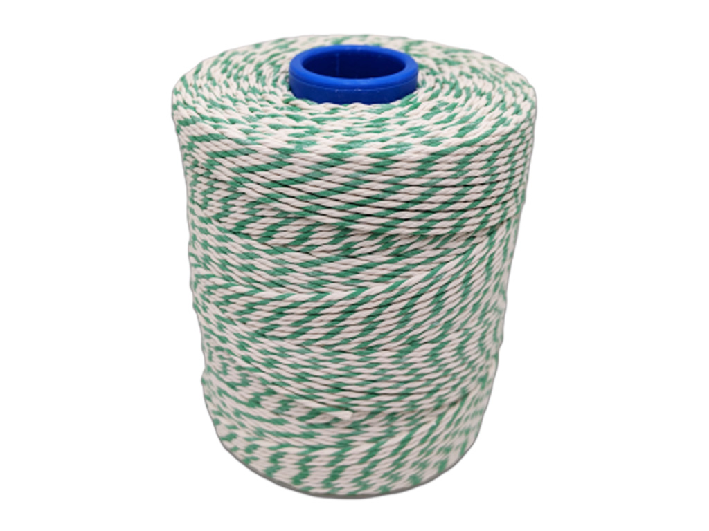 Butchers Green & White Rayon Twine String No 5