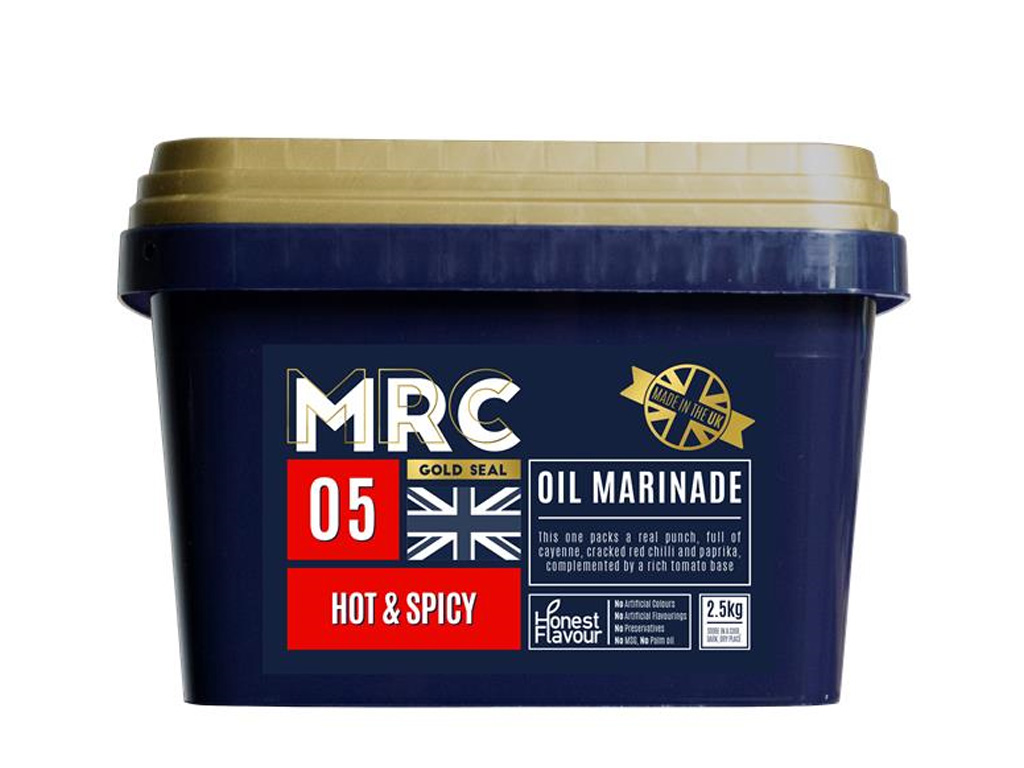 MRC GOLD SEAL HOT & SPICY MARINADE 2.5KG TUB
